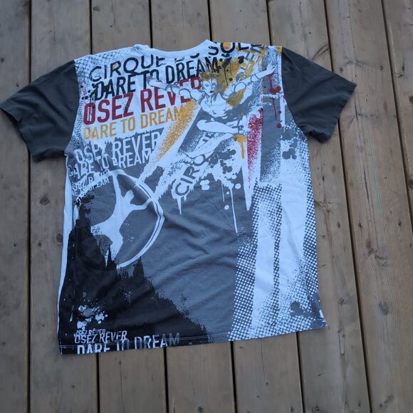 Cirque du Soleil Dare to Dream Graphic T-Shirt White Gray – Men’s XXL - Picture 4 of 4